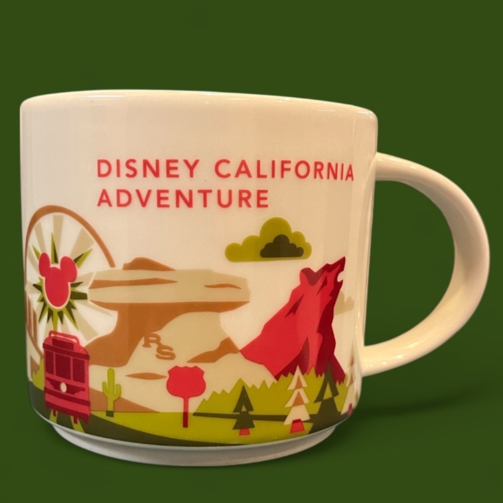 Starbucks Retired-You Are Here Disney California Adventure Collectors Mug -New